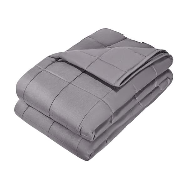 Viktad täcke - DUOKU - XSH004 - 11,5 kg - 203 x 221 cm - 100% andningsbart bomull Grå