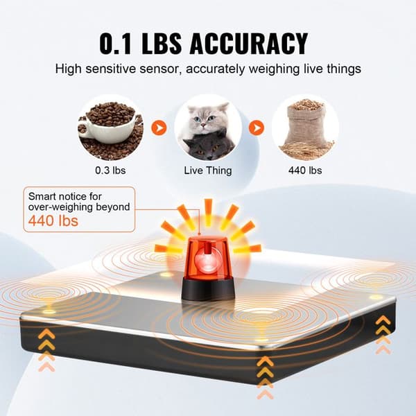 Vægtsystem - DUOKU - SF-808 - 200 kg - Præcision 50 g - LCD-skærm