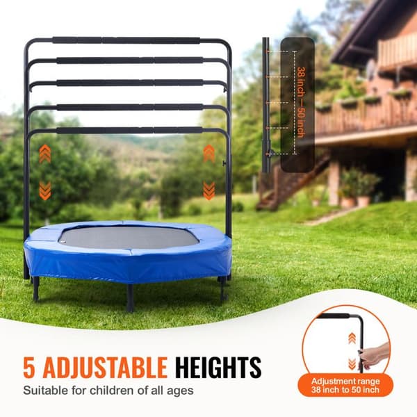 Trampolin - DUOKU - TX-B6399 - Mini sammenfoldelig - 56 x 36 tommer - Til børn - Udendørs