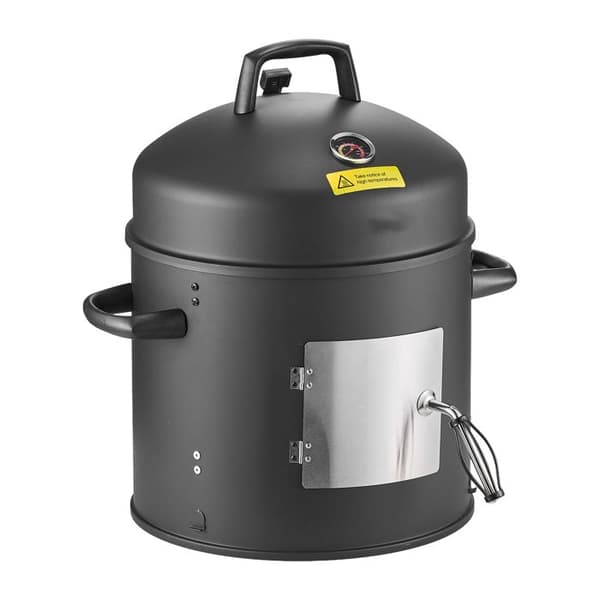 Kulryger 406,4 mm-Duoku-Vertikal Grill i Stål-med 2 Madlavningsriste-Integreret Termometer-Justerbare Ventilationer