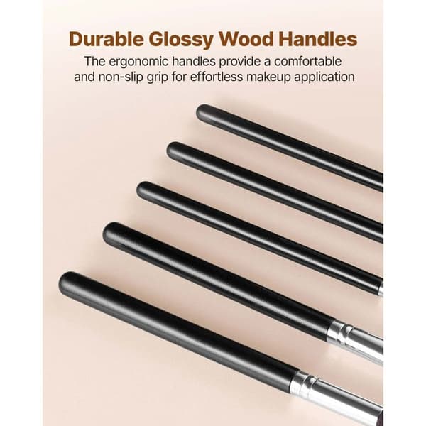 Makeup Penslar 34 PCS-Duoku-Professionell Makeup Pensel-för Foundation-Ögonskugga-Concealer