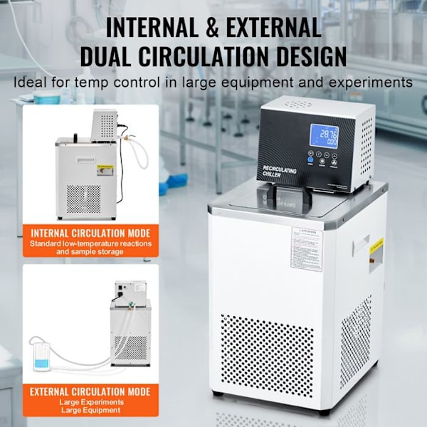 Laboratoriekylcirculator - DUOKU - DC-2006 - LCD-skärm - Dubbelcirkulation - 6 L