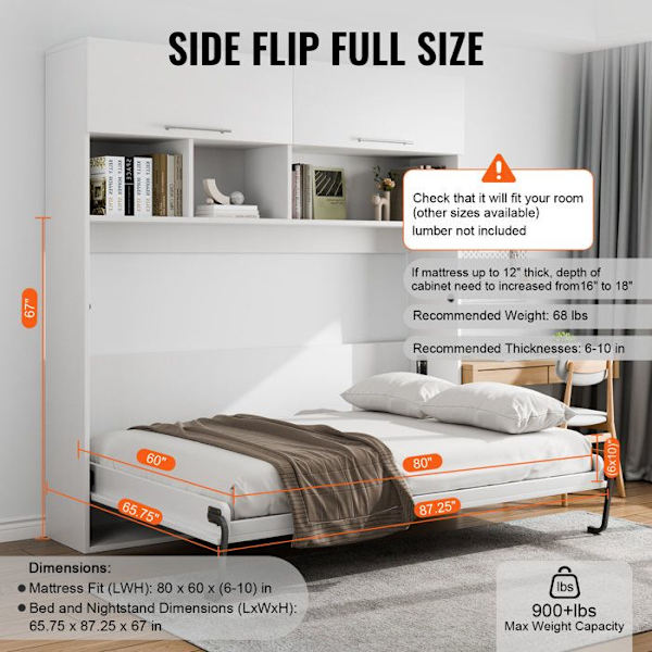 Fällbar sängsats - DUOKU - Queen Size - Metall - 2 platser - Modern design