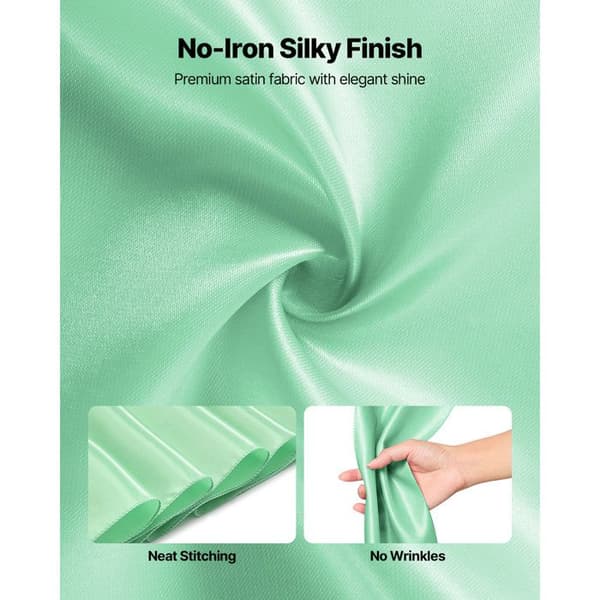 Satin Lyse Grøn Stol Nodel 100 Stykker-Duoku-Bånd 17 x 275 cm-til Bryllupper, Ceremonier