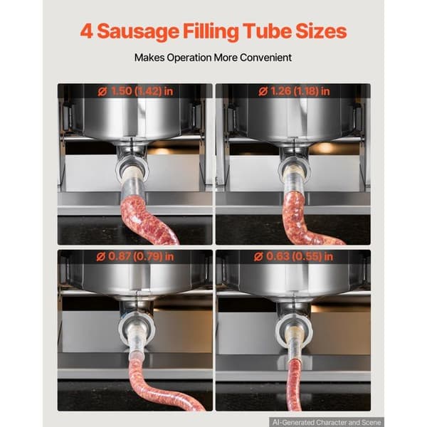 El-salami press - DUOKU - SYS-25L/E - 25 L - Rostfritt stål - Variabel hastighet