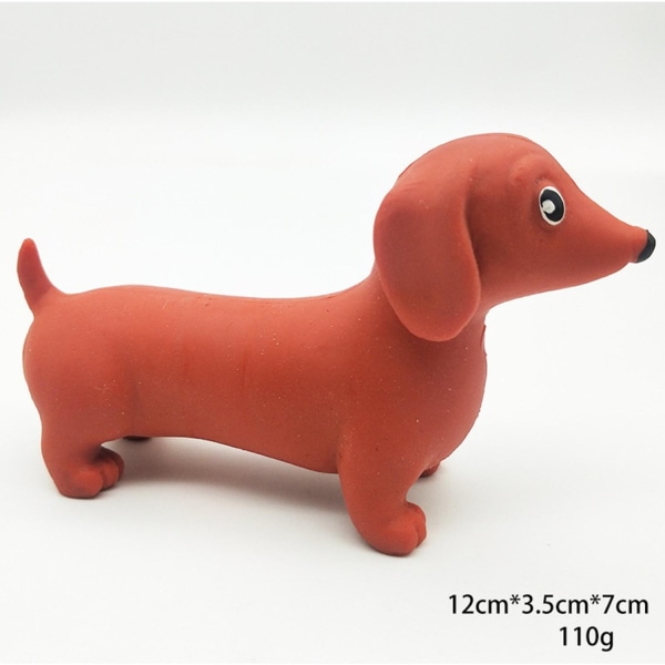 Nyhet gag leksak dekompression leksak djur anti-stress boll kompression röd Red