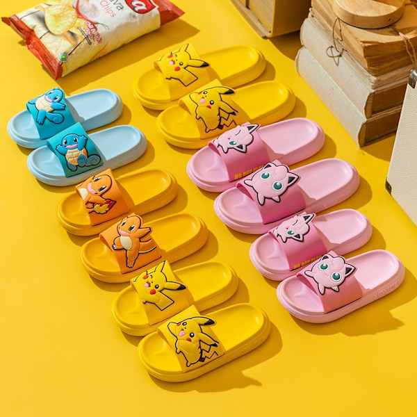 Pikachu sommartofflor för barn inomhus - Perfekt