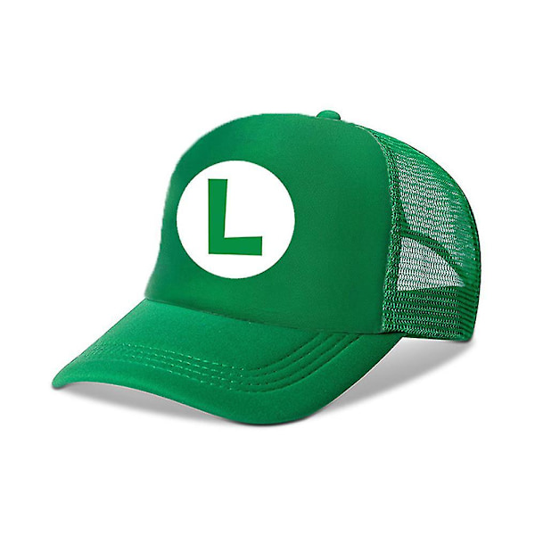 Super Mario Brothers Keps Barn Pojkar Flickor Resa Utomhus Justerbar Andningsbar Mesh Solhatt Present