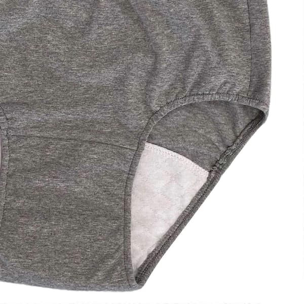 Vandtæt, blød inkontinensble til ældre Light Gray M