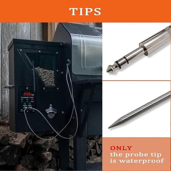 För Green Mountain Grills GMG Kötttermometer Temperatursensor P-1035 5\" sond