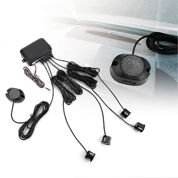 Parkeringssensor Bakkamera Kit Advarselslydindikator Probesystem 12v