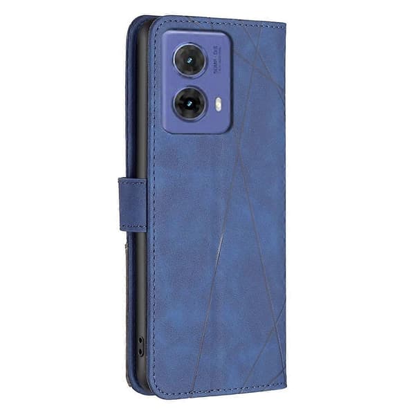 Läderfodral för Motorola Moto G85 Blue