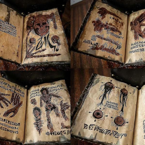 Necronomicon Demon Evil Dead Bok Prop - Bokdekorasjonsornament