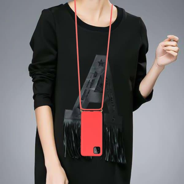 Telefonfodral av vetehalm + TPU för Samsung Galaxy A22 5G Red