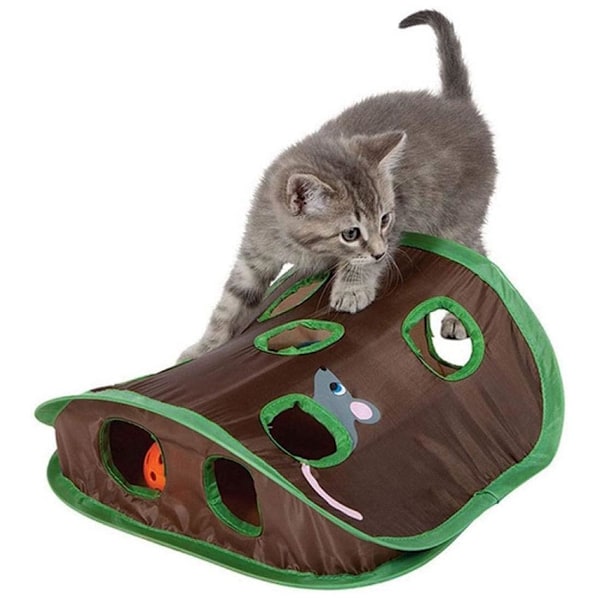 Kattunnel med möss qd bäst multicolored