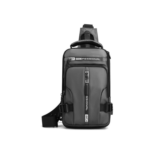 Ny multifunktionell bröstväska för män, moderiktig och casual crossbody-väska, vattentät rymdblöja liten ryggsäck
