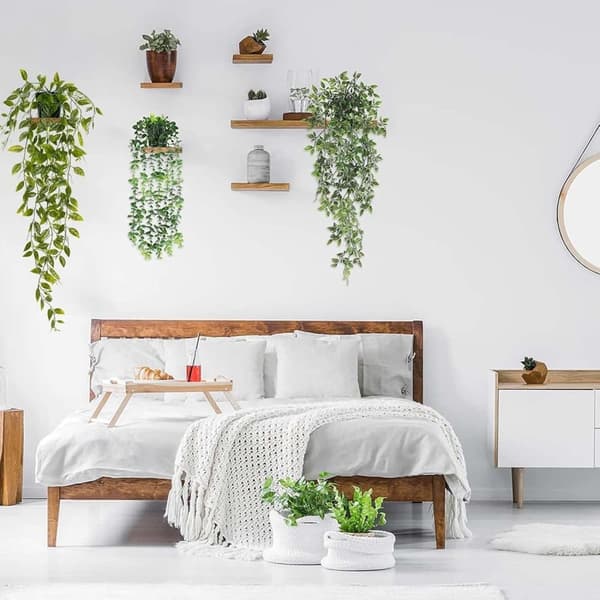 4-pak hængende dekorative planter
