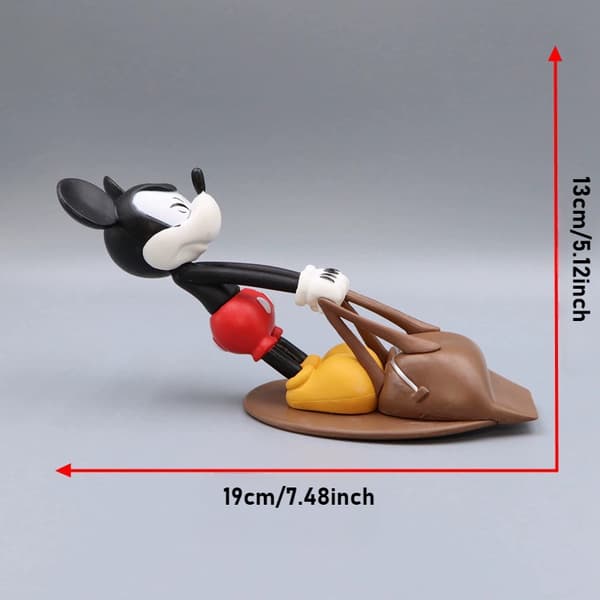 Officiel Mickey Mouse dørstopper, klassisk design med base Donald Duck