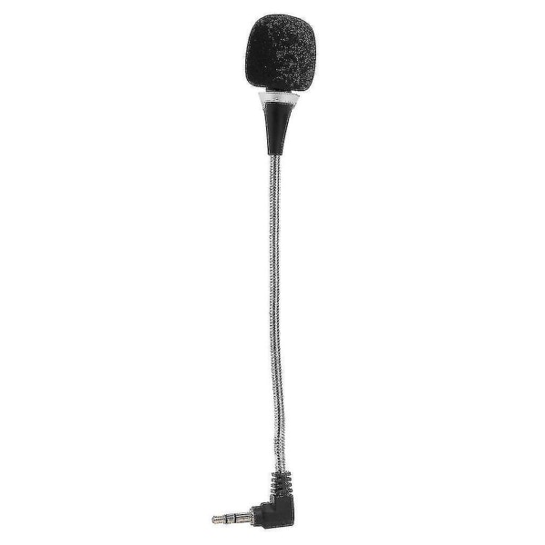 Senaste 3,5 mm Flex Laptop Metallmikrofon ]laptop minimikrofontillbehör