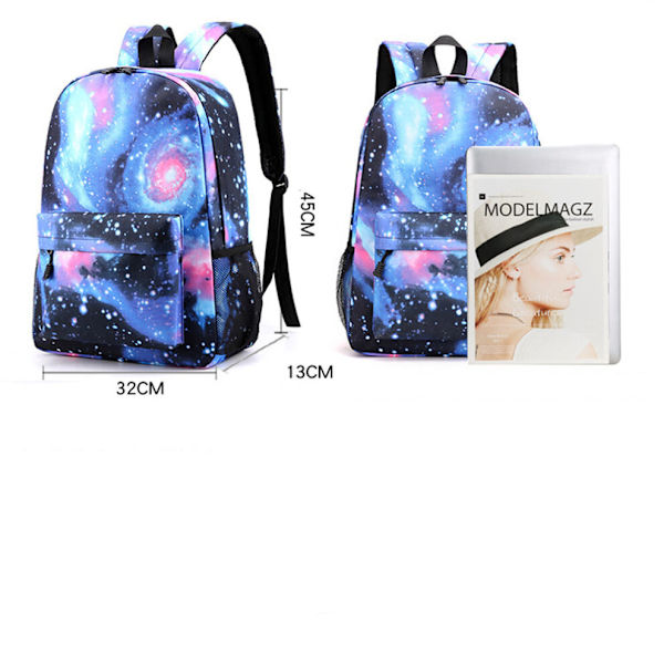 Rygsæk, penalhus, madkasse Backpack