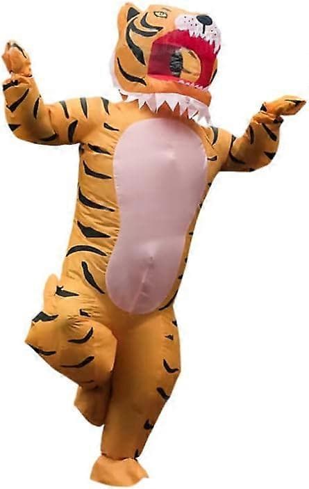 Realistisk Tiger Oppustelig Kostume, Voksne
