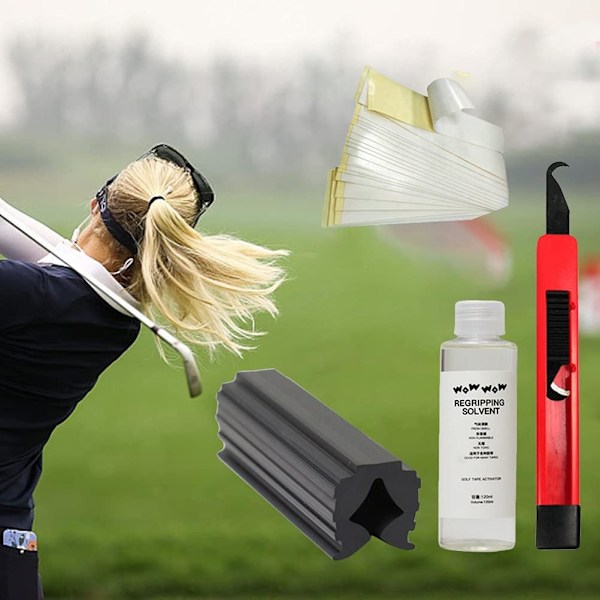 Golfklubbgrepp Reparationskit Golfgrepp Kit för Om-greppning av Golfklubbor