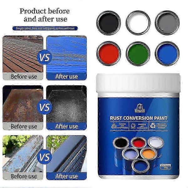 Rustkonverter Anti-Rust Chassis-Rustkonverter for Mekanisk Rust White 500g