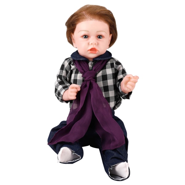 Återfödelse Docka Simulation Baby Docka Mjuk Silikon Vacker Livslik Söt Flicka Pojke Baby Docka