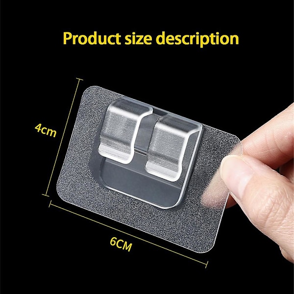 10 stk. bilgulvmatter antisklippklemme krok teppefester grep klemmer holdere automatisk feste