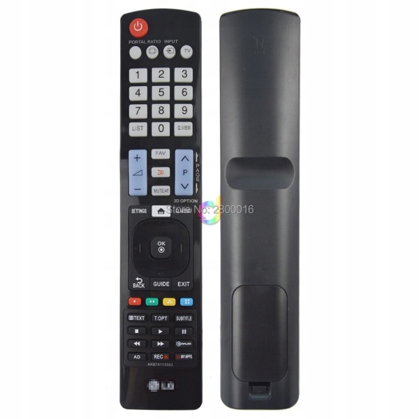 Universal ersättningsfjärrkontroll för LG TV 26LK330A-ZH 26LS3500 26LT640H 26L