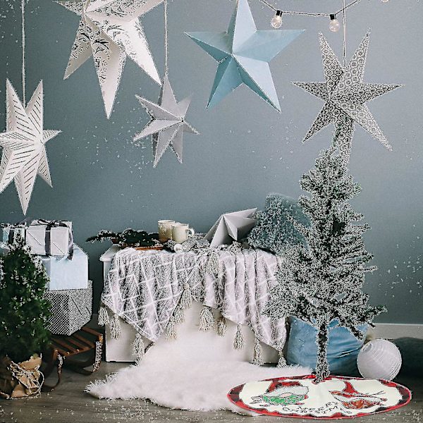 Julgransmatta Julgransdekorationer| Råttillbehör (1 st, röd)
