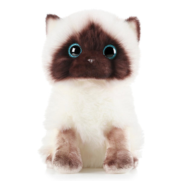 3D Simulationsdocka Katt Leksak Stereoskopisk Plyschkudde Docka Gåva Till Flicka Kvinnor Älskare Flickvän 20cm