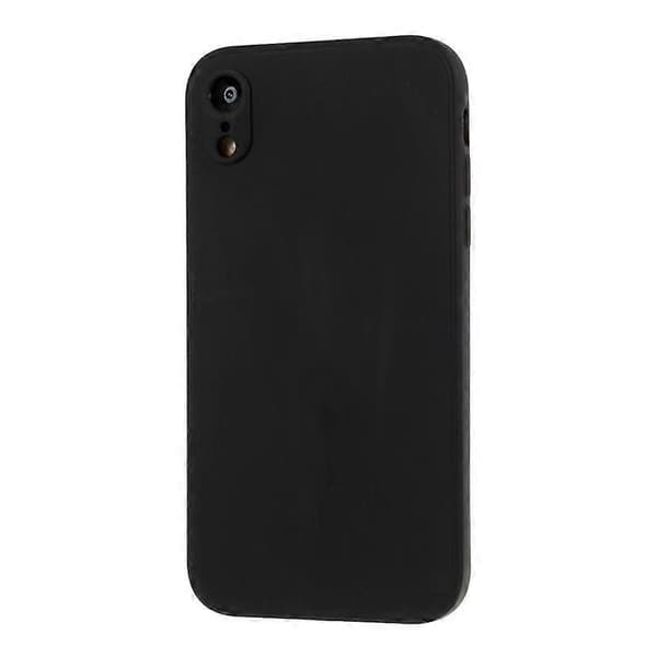 Mat Silikone Mobiltelefon Cover Kompatibelt til iPhone XR 6.1 tommer Black