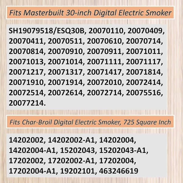 800 Watts Värmeelement För Char-broil Masterbuilt 30\" Elektrisk Rök