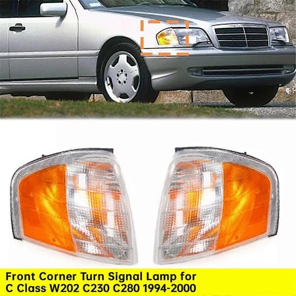1 par frontlygte blinklys lampe til C Class W202 C230 C280 1994-2000 A2028261143 A2028261243