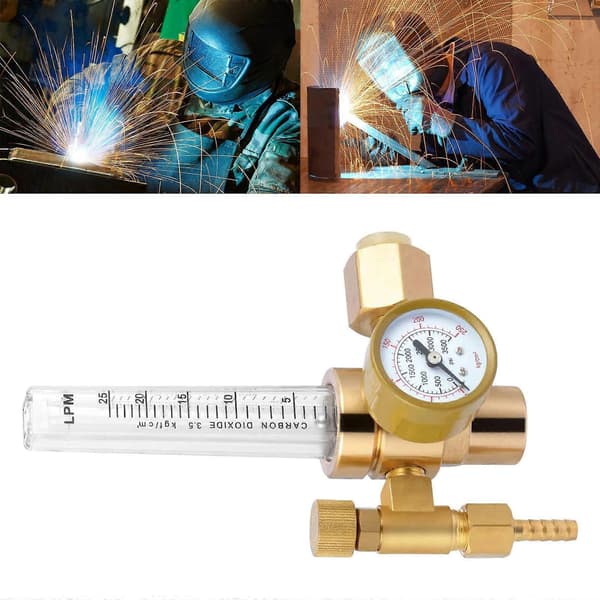 Flowmåler Argon Co2 Gassregulator Tig Mig Sveising Trykkreduser Flowmåler