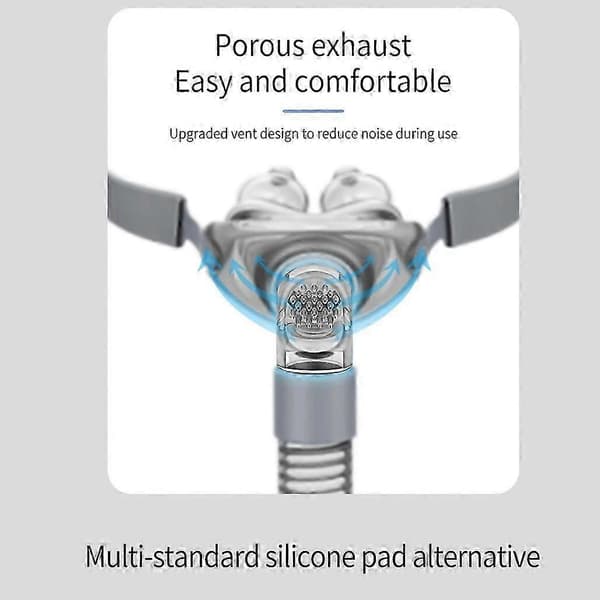 for BMC-P2 CPAP Nesepute Etui M/ Hodeplagg S M L Puter Søvnhjelp for Snorking