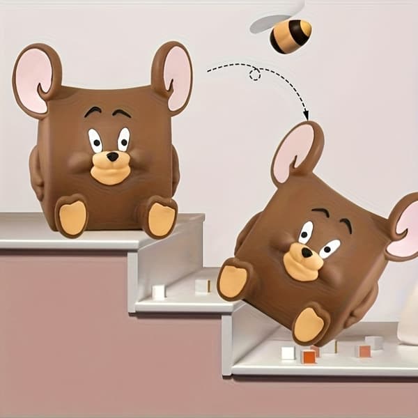 Warner Bros. Tom och Jerry Spargris - Söt Tecknad Design, Slitstark Plast Tom