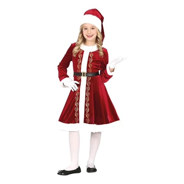 Julemand Børnekostume Rød Red l