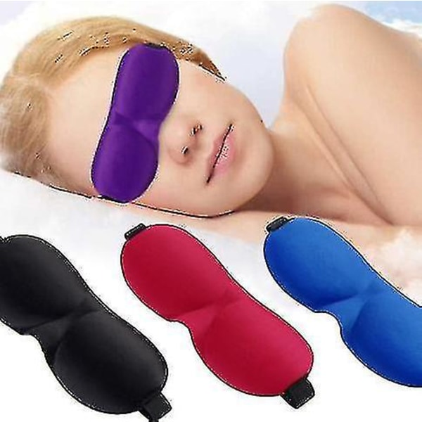 Version av 3d ögonmask, skuggande sömnstereo ögonmask