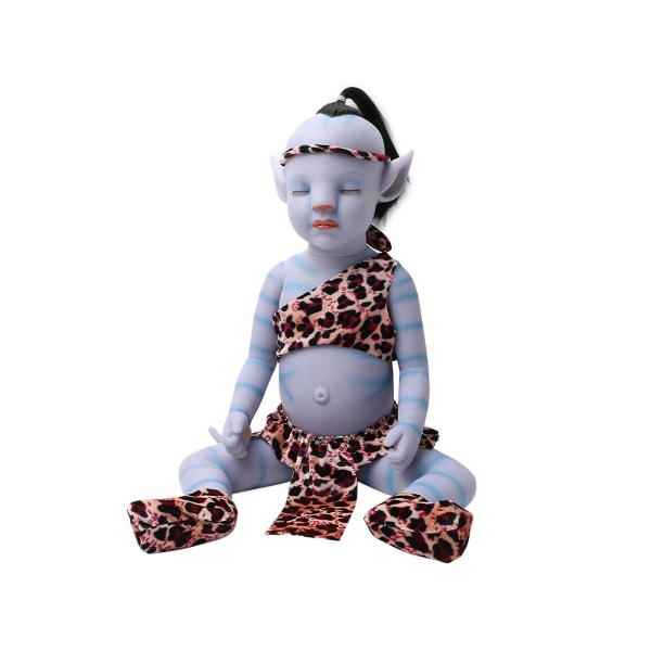 Reborn Dolls Alive Avatar Baby Helkropp Silikon Vinyl Realistisk Reborn Baby DollsNewborn Baby Alves 19.6in open girl