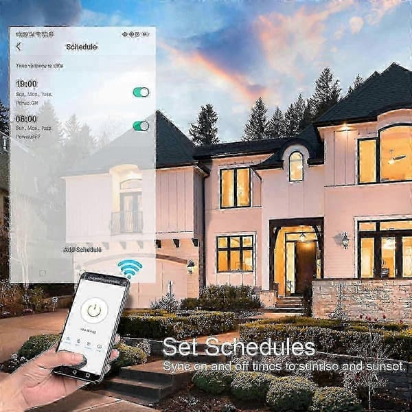 Sinotimer Tm609 Wifi Smart Timer Switch Tuya App Fjärrkontroll Trådlös Nedräkning Timer Switch Hem 691