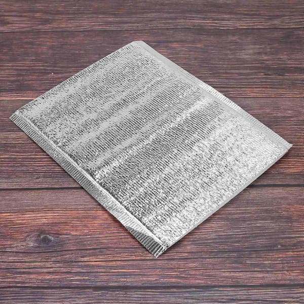 50 stk Lunsj Kjølepose Isolasjon Folding Picnic Bærbar Ispakke Mat Termisk Pose Matlevering D Silver