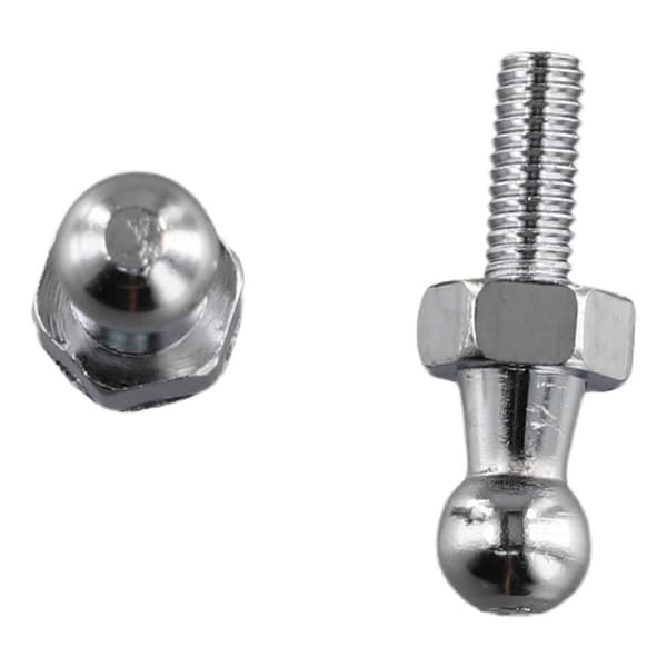 2x 10mm KULEBOLT for Gassfjærer Kuleformet Bolt Panser M6