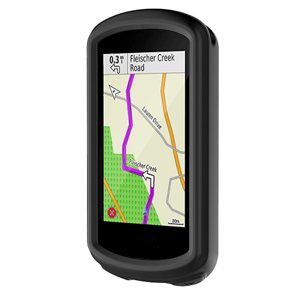 Blød silikoneetui til Garmin Edge 1030 Plus/1030 Cykel GPS Computer Beskyttelsescover - Sort