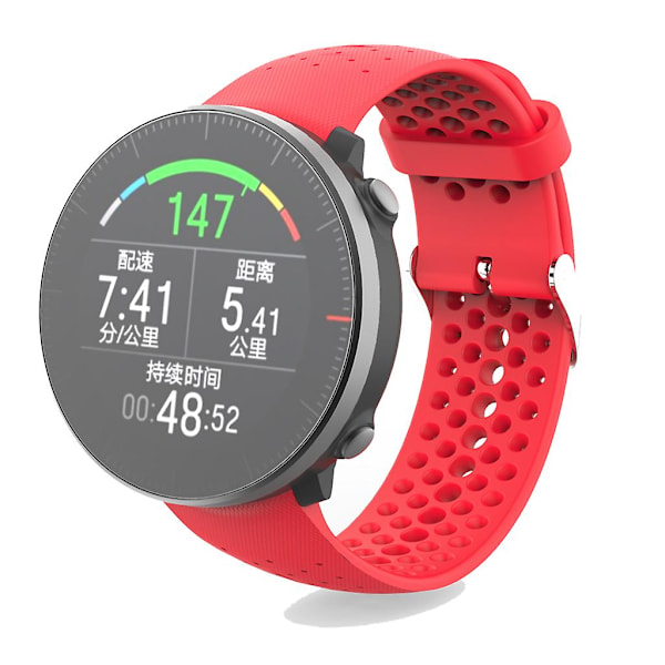 För Polar Vantage För M Armband Andningsbart Band Svettresistent Loop Anti-repa