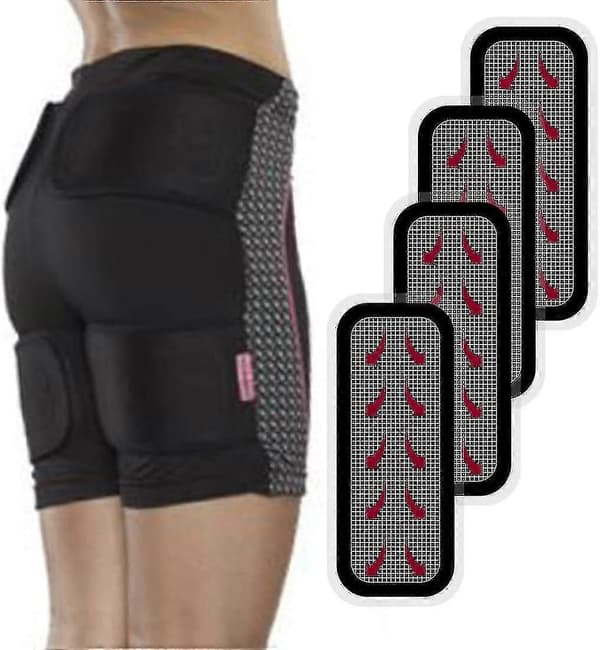 6,1 x 15 cm Erstatningsputer til Slendertone-enheter