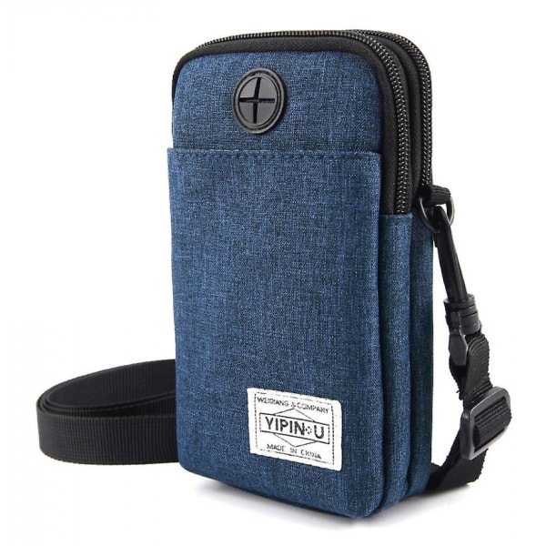 Utomhussport Mobiltelefonväska Tactical Bag (blå)
