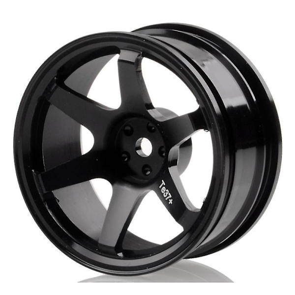 4 stk. Aluminium Alloy6 Eget Fælgefælg, sort