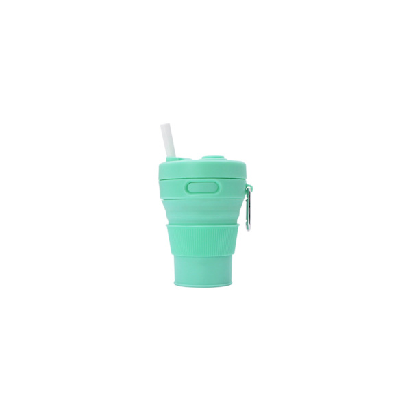 DevilsEye450ML utomhus portabel hopfällbar teleskopisk kompressionsmugg blue